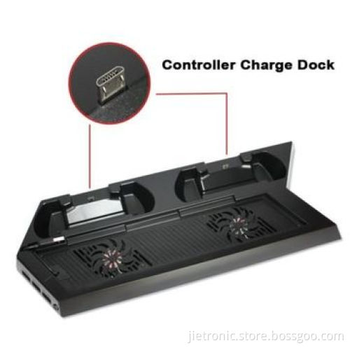 New Vertical Stand for PlayStation 4 with Cooling Stand